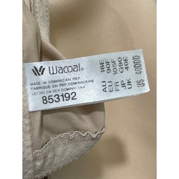 Wacoal Basic Beauty Bra Style 853192 Sz 40DDD - Picture 4 of 4